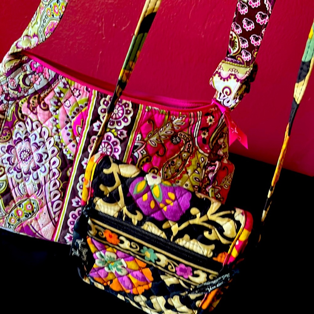 Vera Bradley two pieces both cross body nice bags , new without tags .